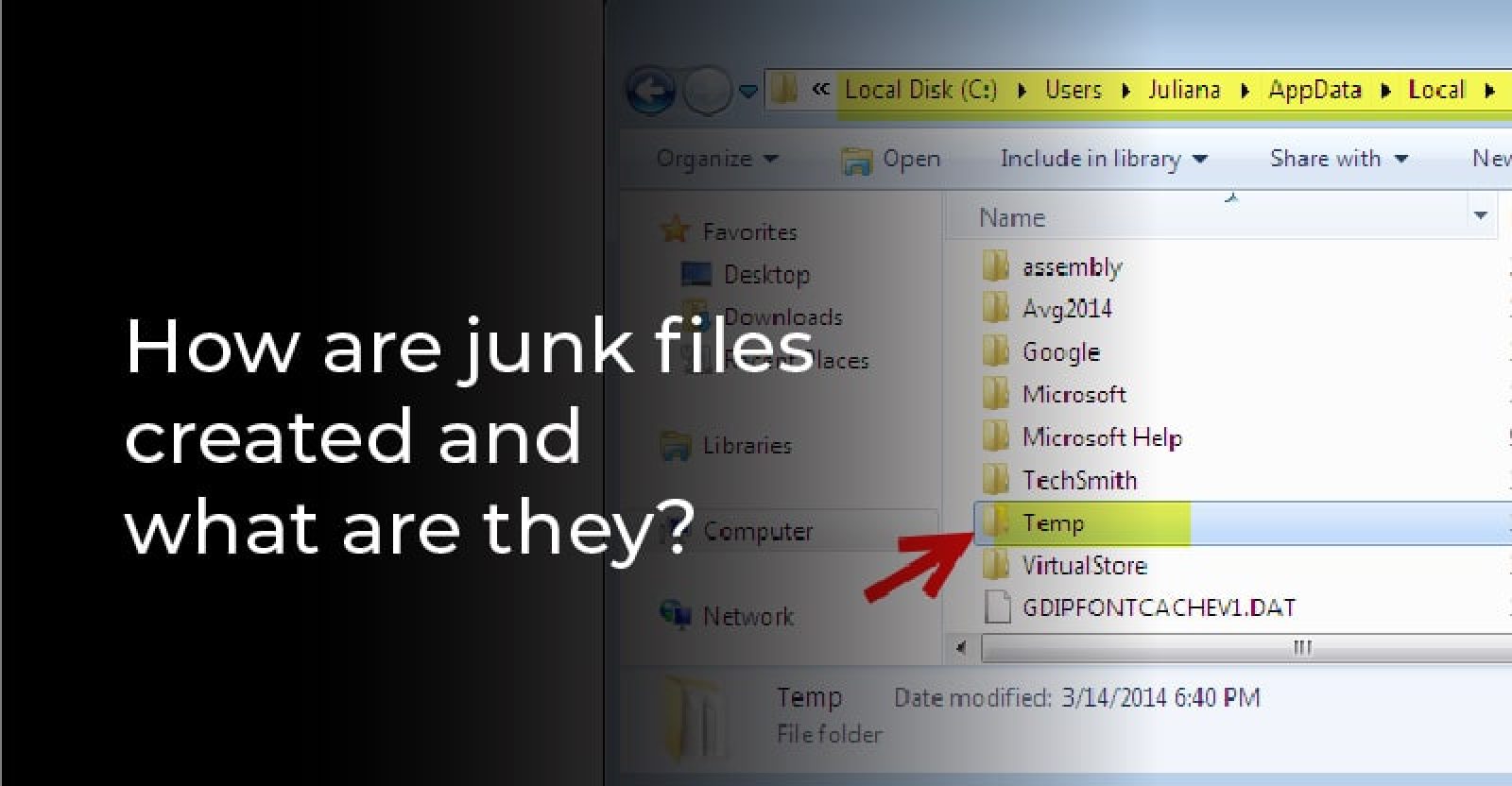 How do I remove Junk Files from My Laptop?